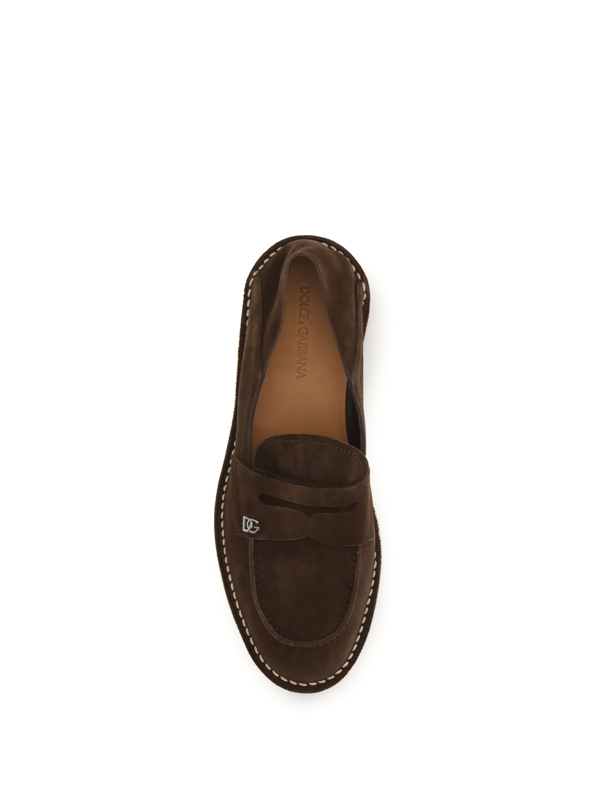 Dolce & Gabbana Men Suede Loafers DOLCE & GABBANA