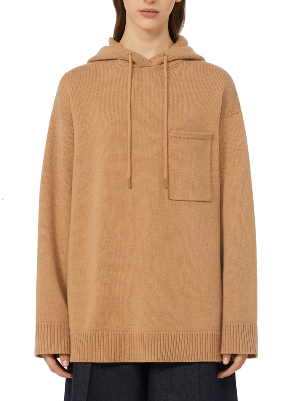 Max Mara Women Wool And Cashmere Hoodie MAX MARA