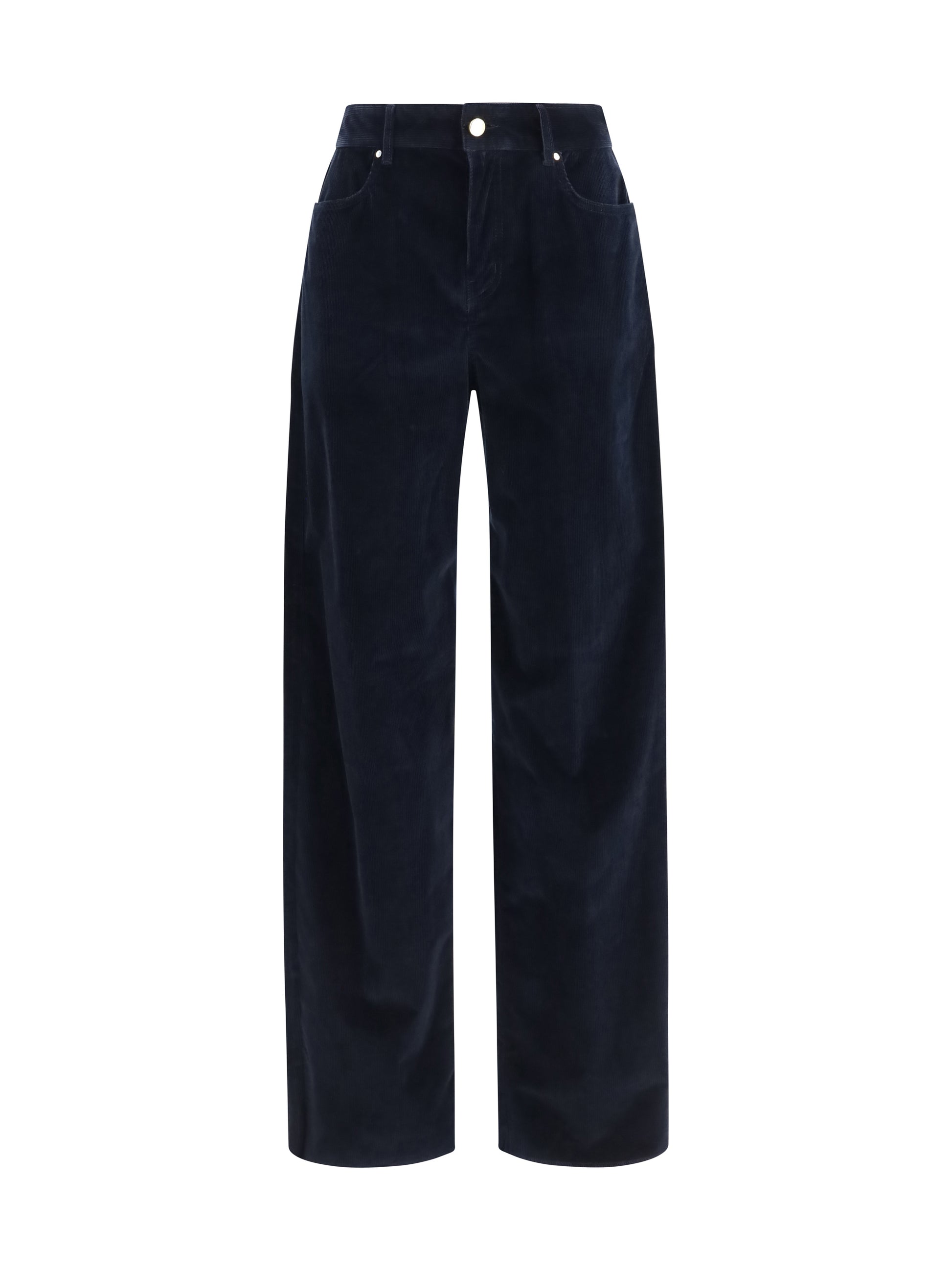 Max Mara Studio Women Corduroy Velvet Palazzo Pants MAX MARA STUDIO