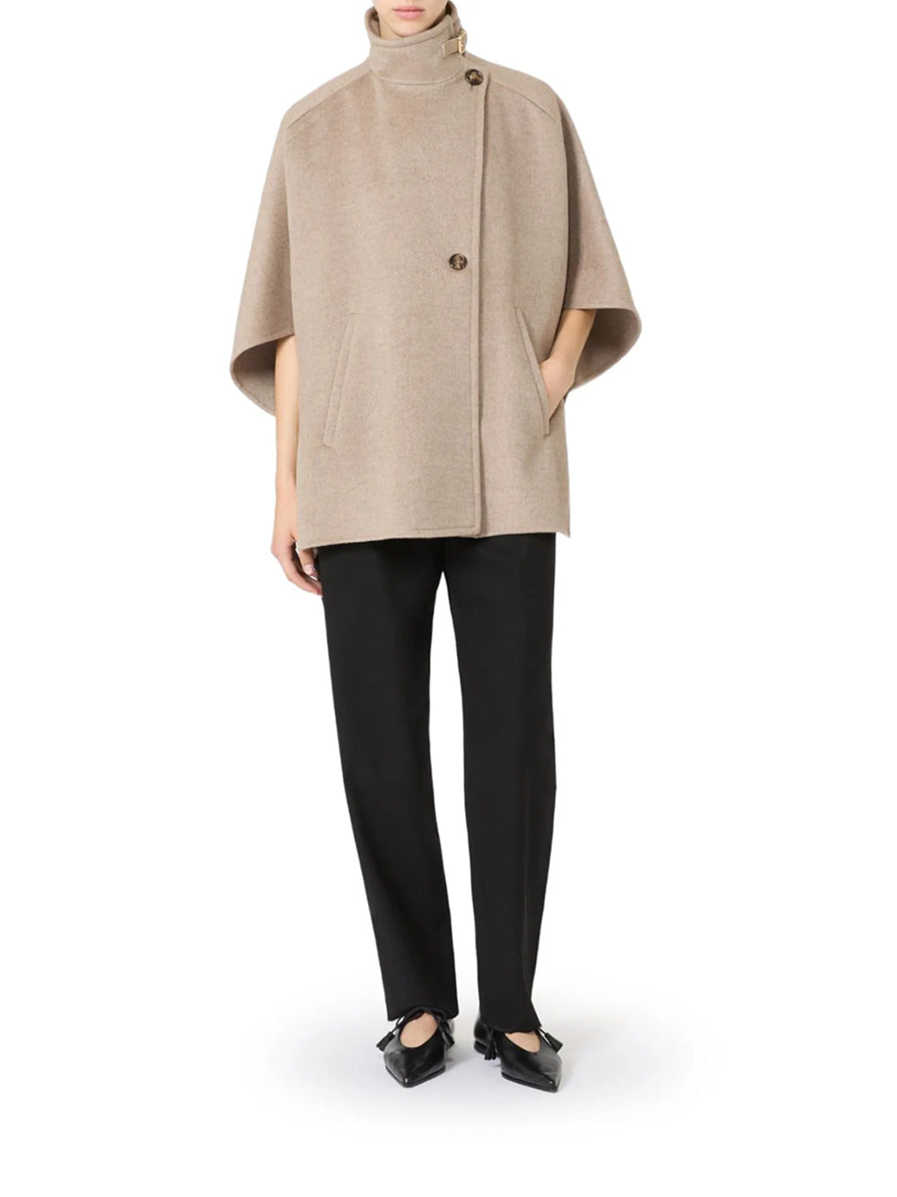 Max Mara Women Lightweight Cashmere Drap Cape MAX MARA
