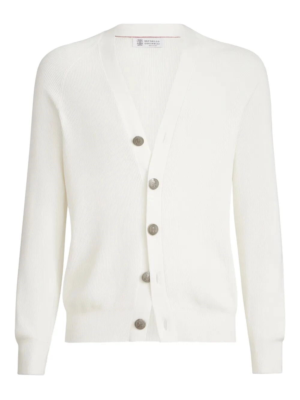 Brunello Cucinelli Men English Rib Knit Cardigan BRUNELLO CUCINELLI