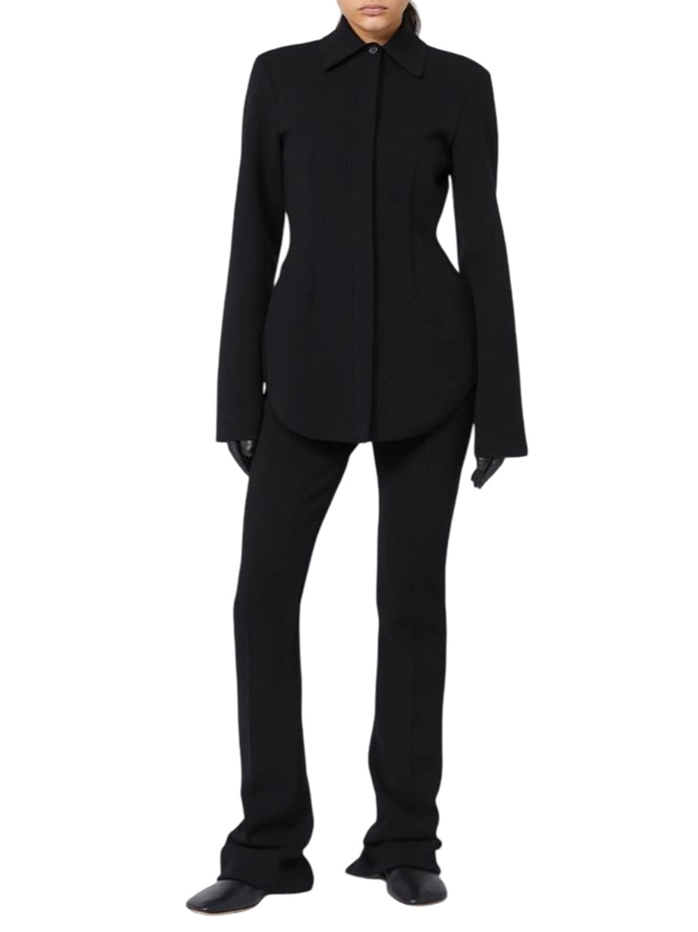 Sportmax Women Viscose Knit Shirt - Runway - Black SPORTMAX