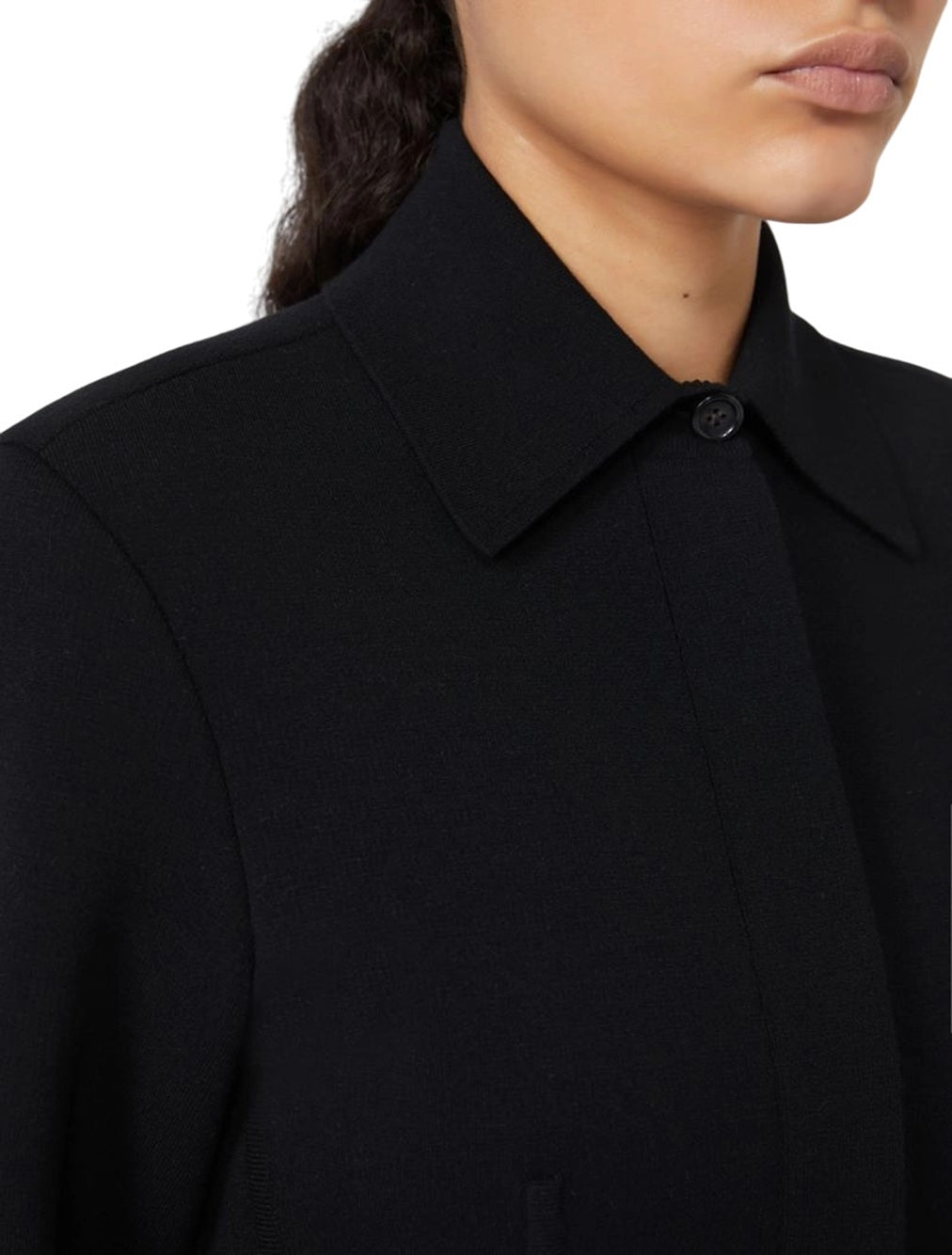 Sportmax Women Viscose Knit Shirt - Runway - Black SPORTMAX