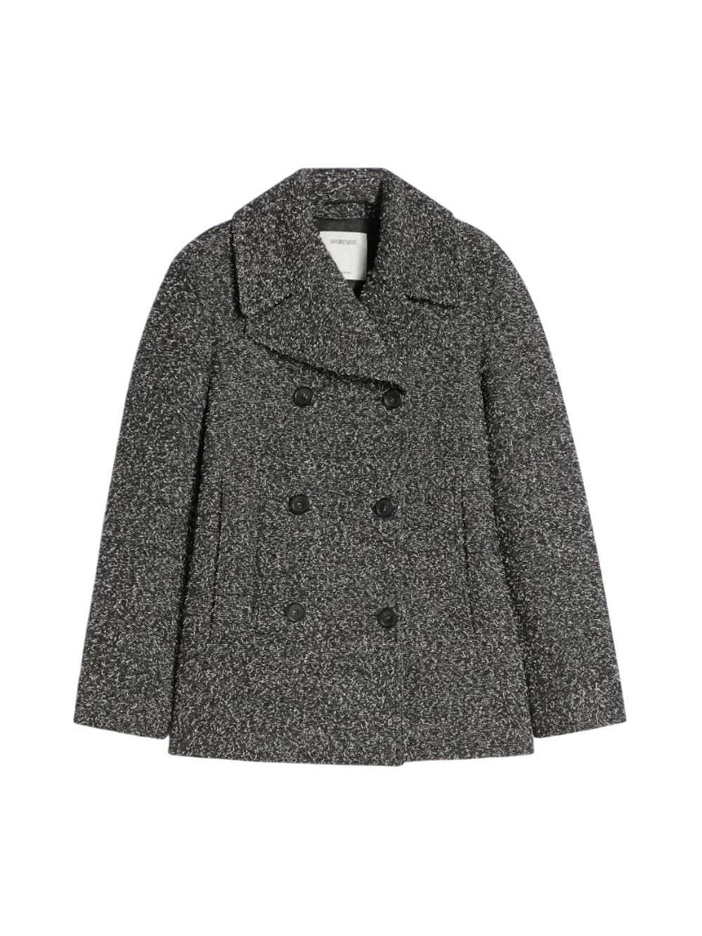 Sportmax Women Double-Breasted Wool Jacket - Black SPORTMAX