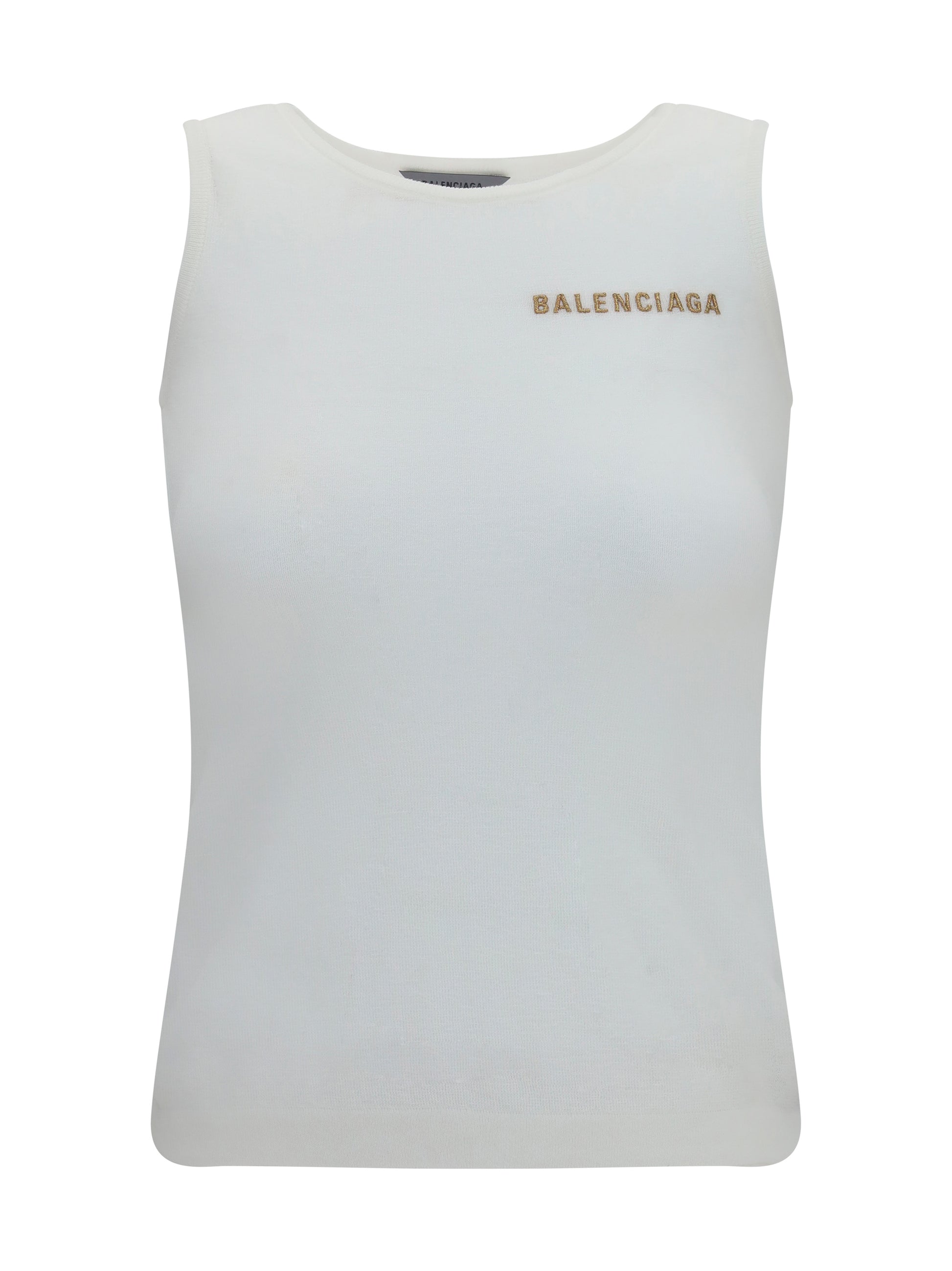 Balenciaga Women Logo Tank Top BALENCIAGA