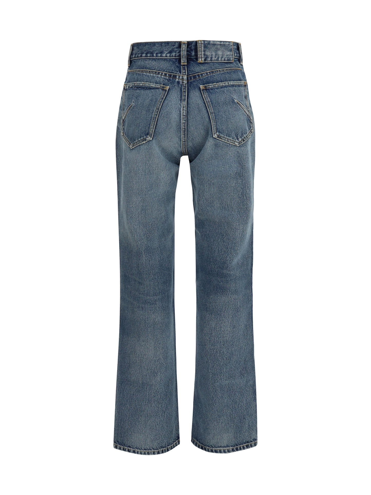 Alaïa Women Straight-Leg Denim Jeans ALAIA