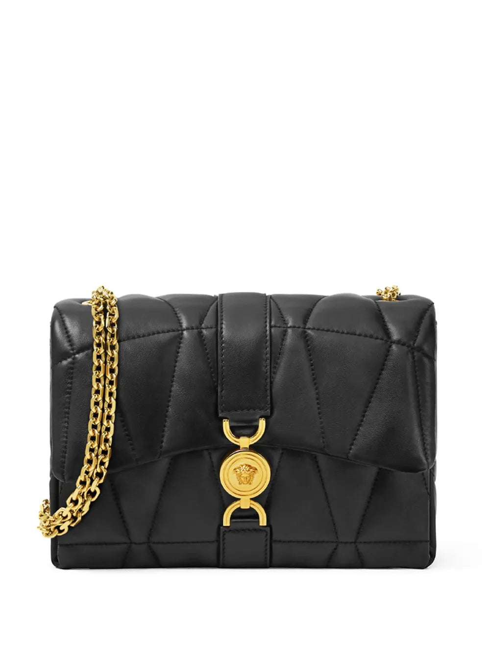 Versace Women Kleio Quilted Shoulder Bag VERSACE