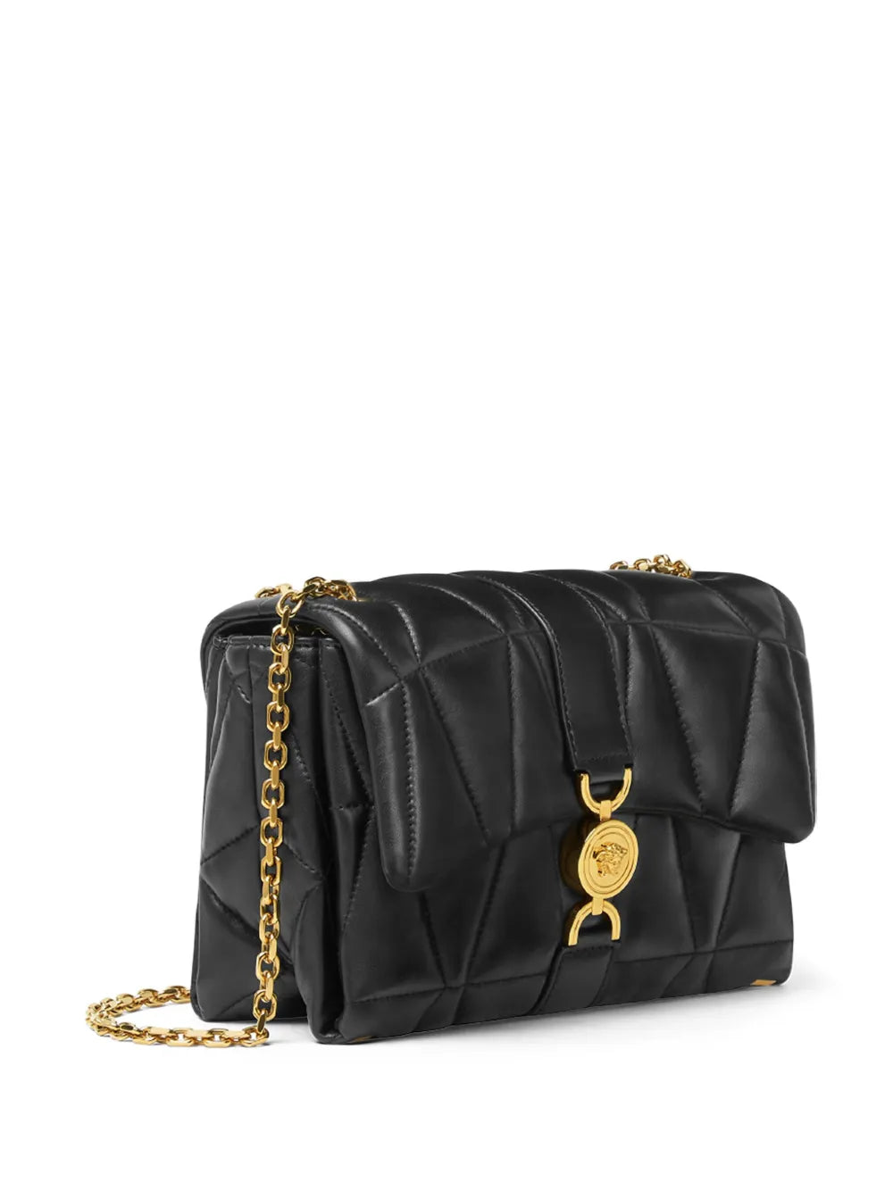 Versace Women Kleio Quilted Shoulder Bag VERSACE