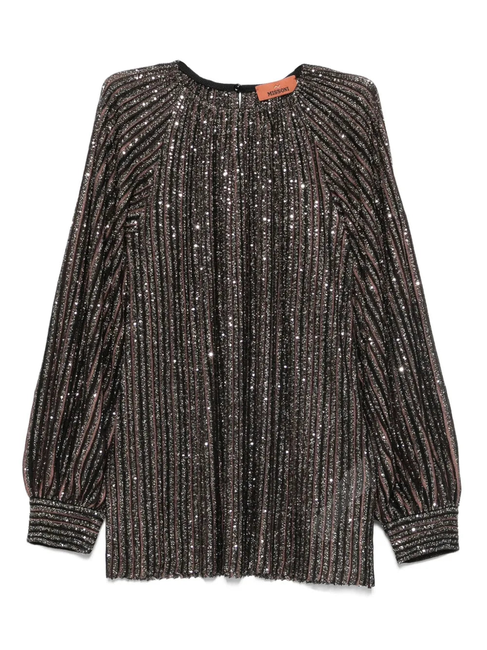 Missoni Women Striped Top With Sequins MISSONI