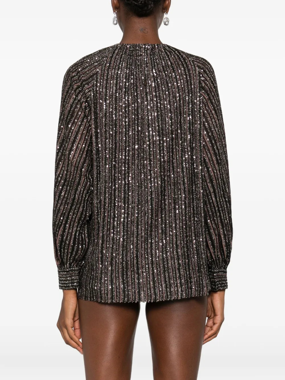 Missoni Women Striped Top With Sequins MISSONI