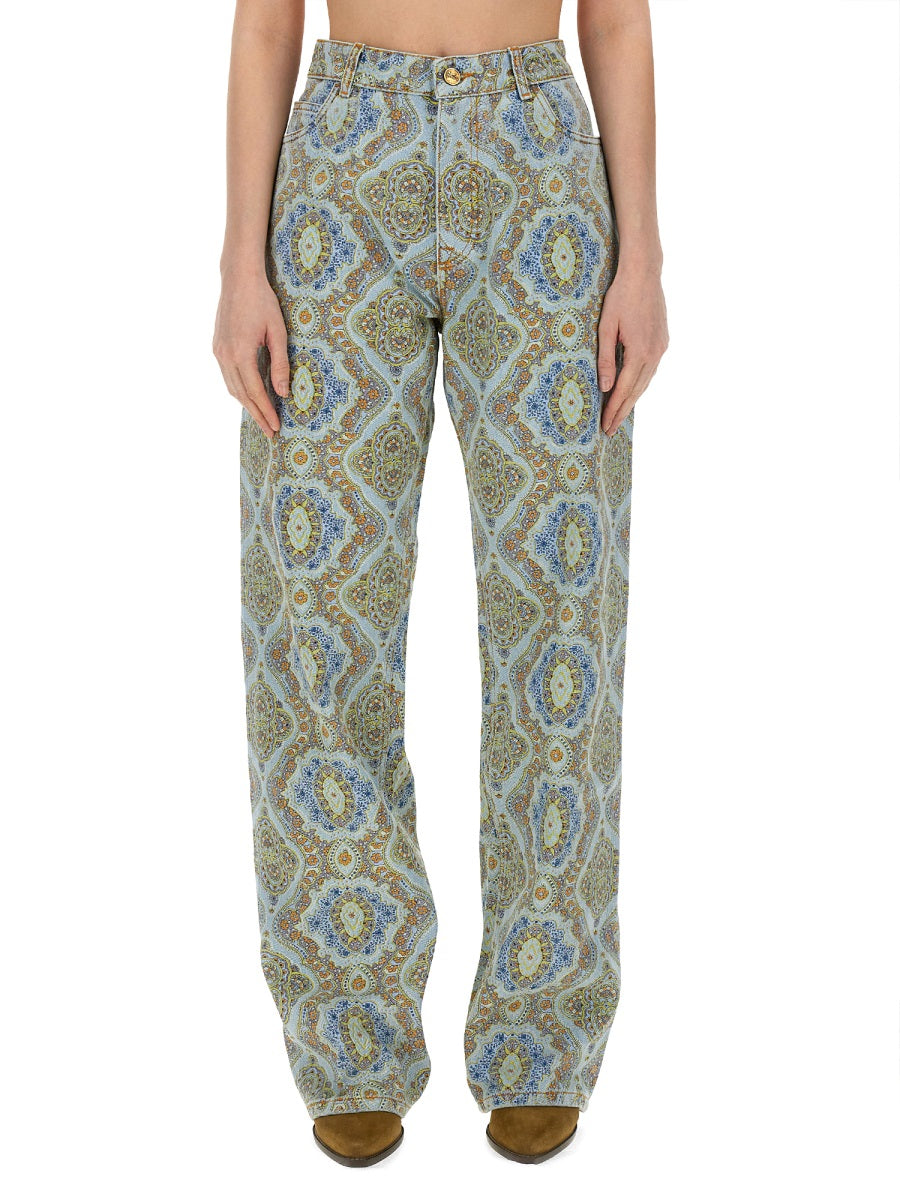 Etro Women Jeans Con Stampa Paisley ETRO