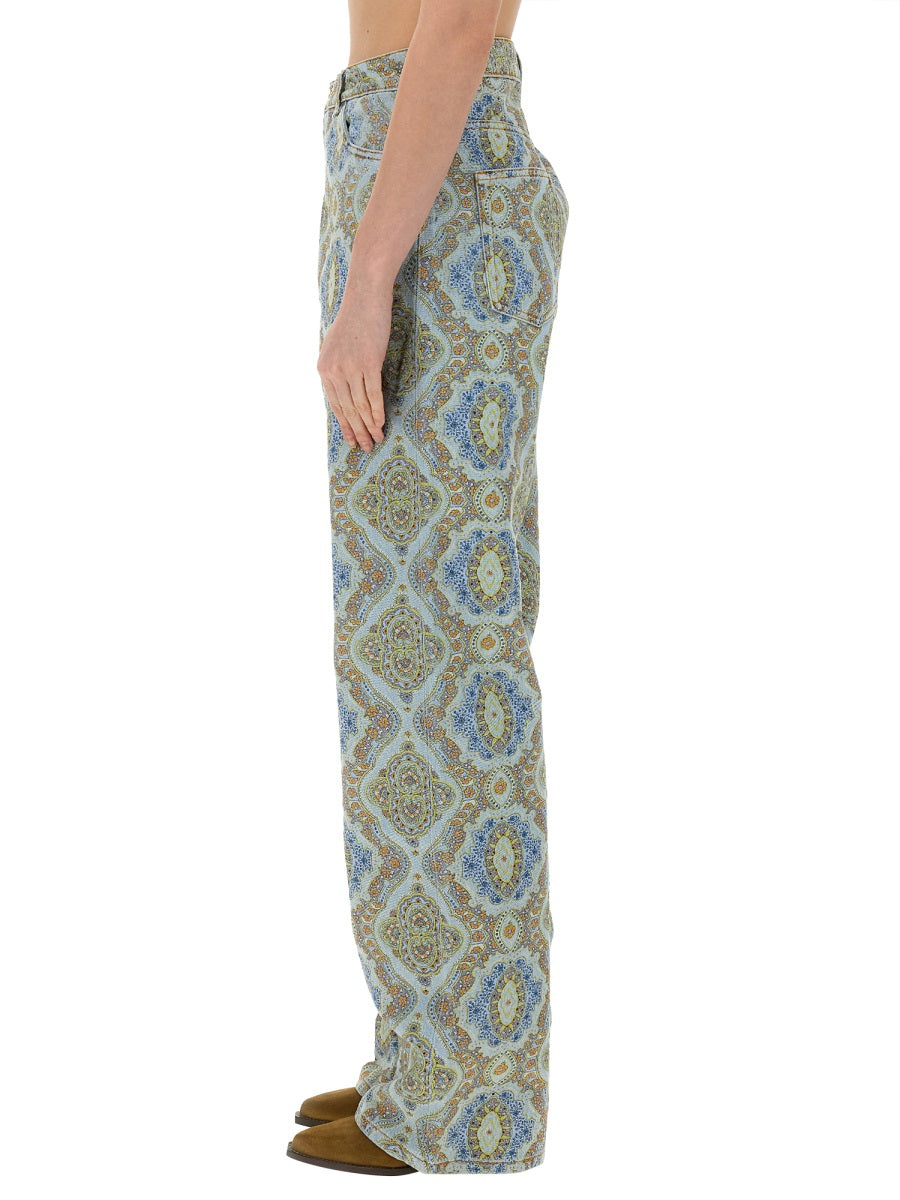 Etro Women Jeans Con Stampa Paisley ETRO