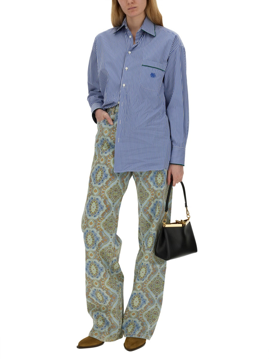 Etro Women Jeans Con Stampa Paisley ETRO