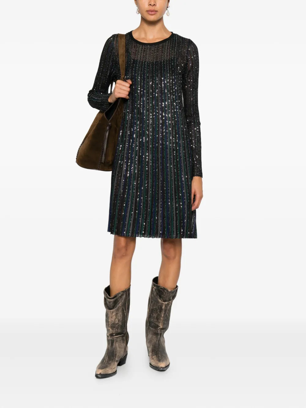 Missoni Women Decorated Striped Dress MISSONI