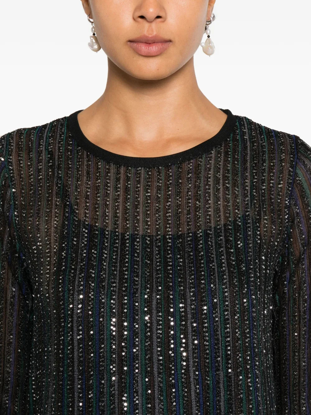 Missoni Women Decorated Striped Dress MISSONI