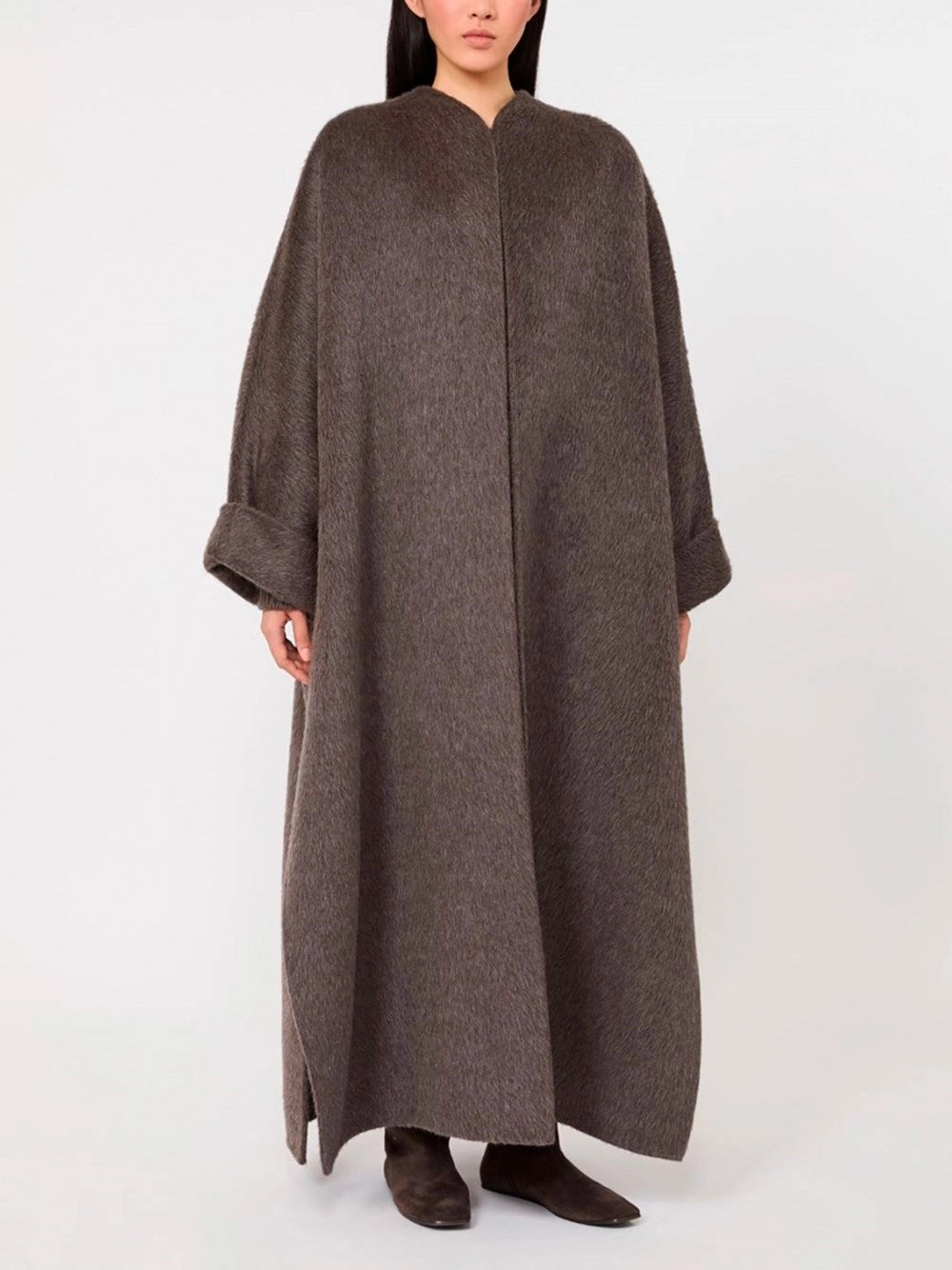 Max Mara Women Oversized Coat In Camel And Mohair MAX MARA