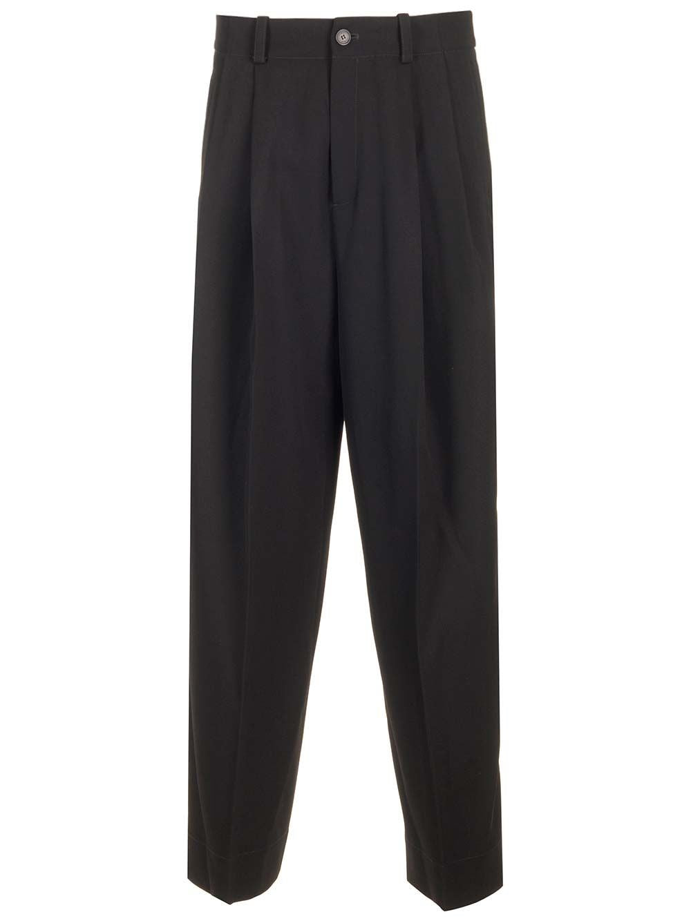 Off-White Men Virgin Wool Trousers OFF-WHITE