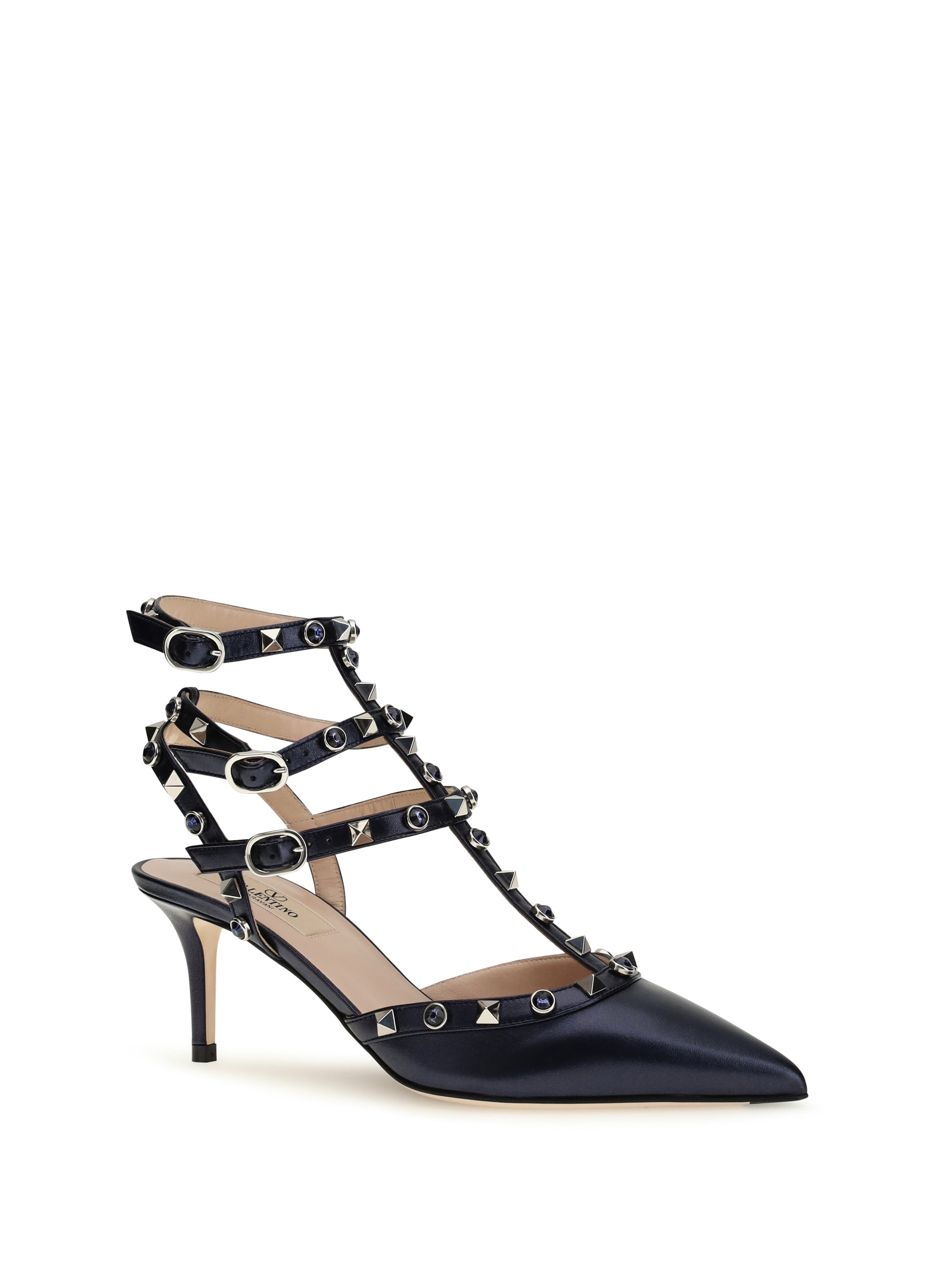 Valentino Garavani Women Rockstud Pumps In Laminated Leather VALENTINO GARAVANI