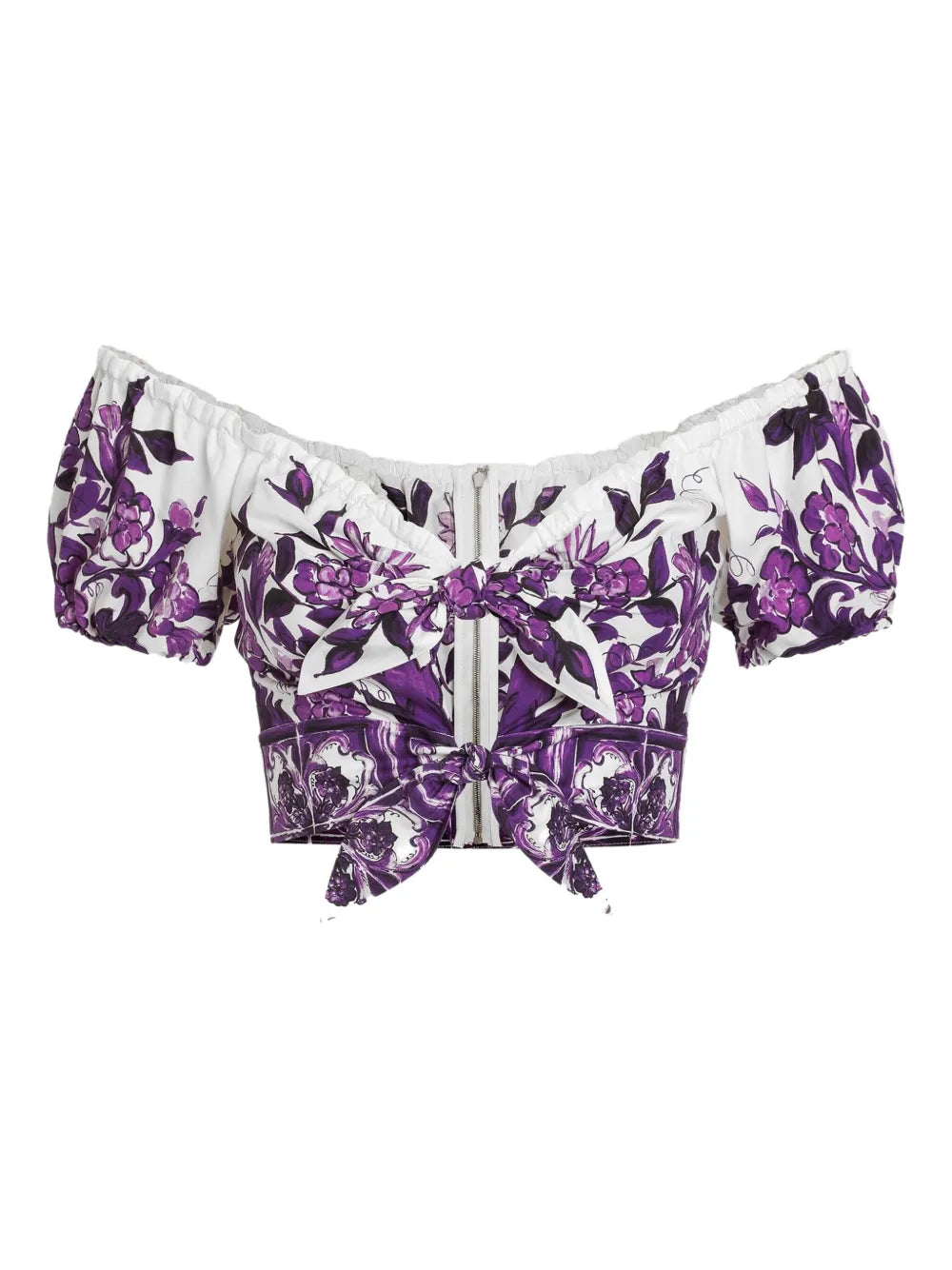 Dolce & Gabbana Women Majolica Print Blouse DOLCE & GABBANA