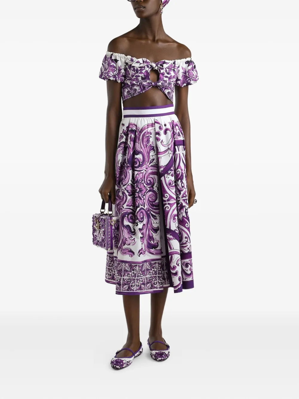Dolce & Gabbana Women Majolica Print Blouse DOLCE & GABBANA