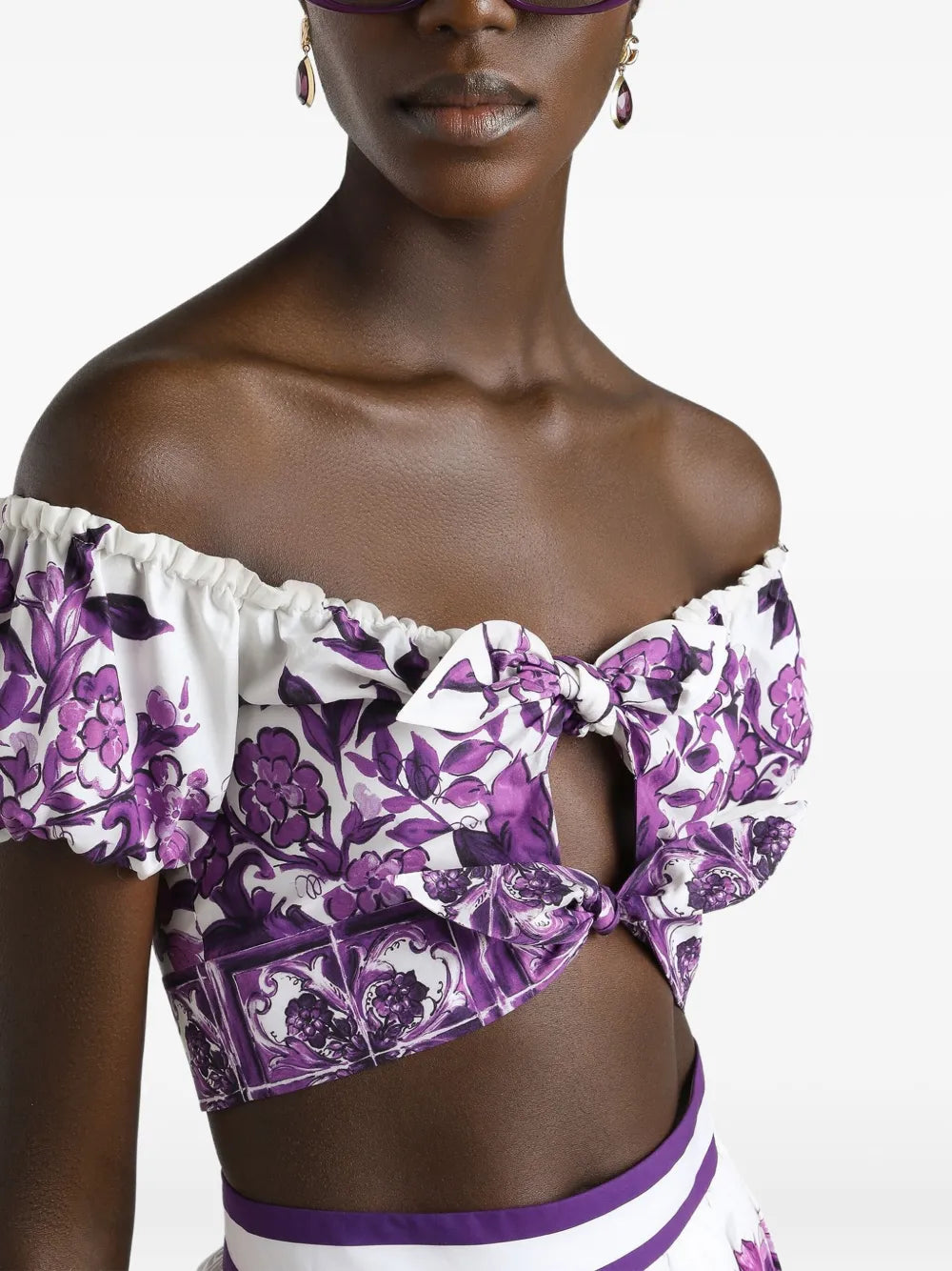 Dolce & Gabbana Women Majolica Print Blouse DOLCE & GABBANA