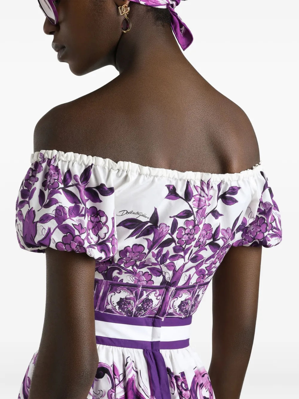 Dolce & Gabbana Women Majolica Print Blouse DOLCE & GABBANA