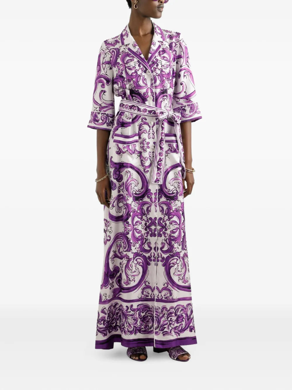 Dolce & Gabbana Women Printed Midi Dress DOLCE & GABBANA