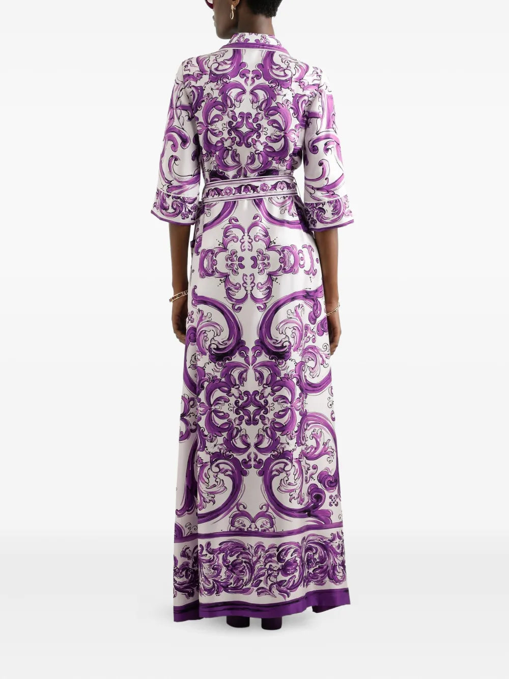 Dolce & Gabbana Women Printed Midi Dress DOLCE & GABBANA