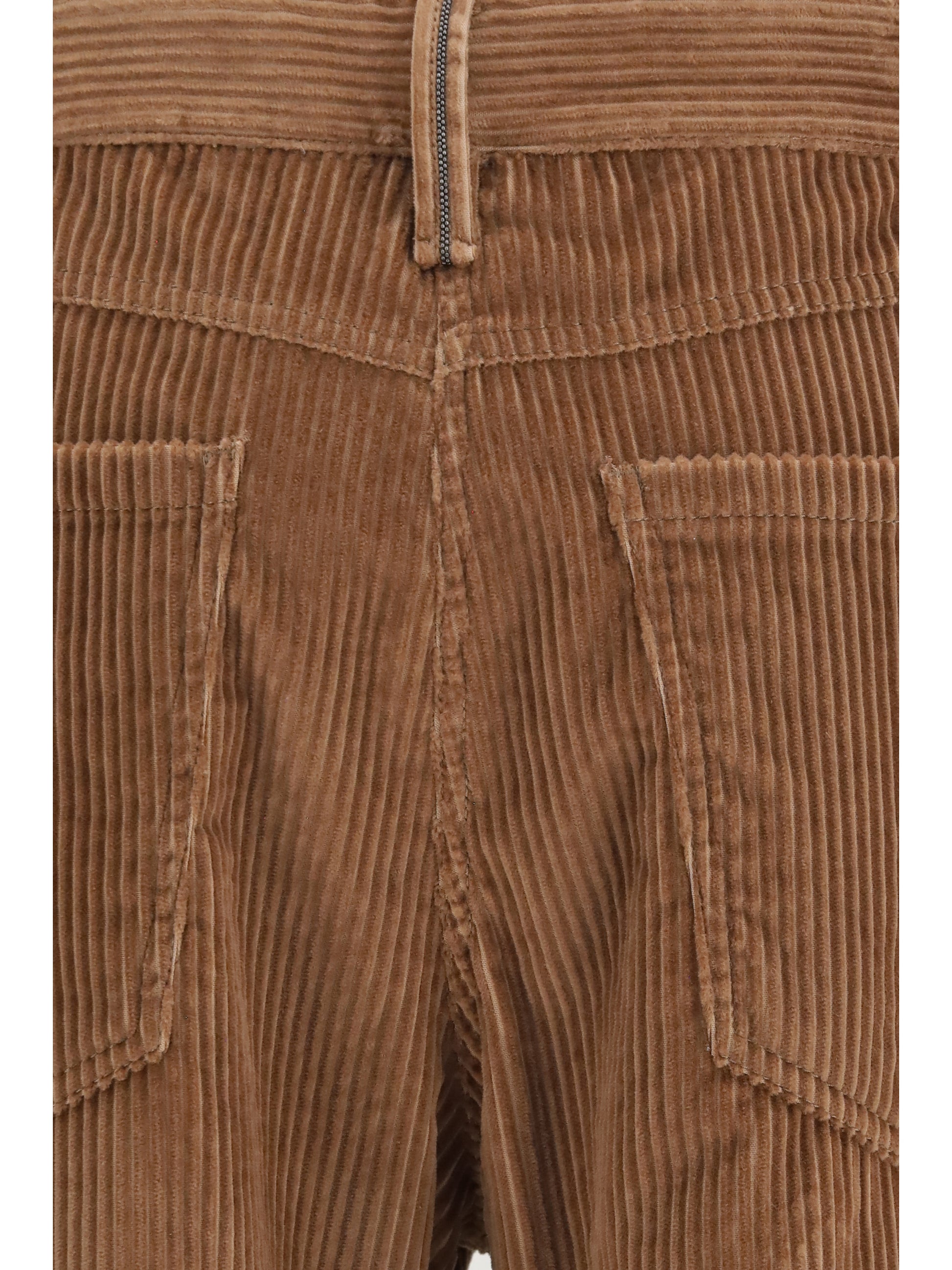 Brunello Cucinelli Women Straight Velvet Pants BRUNELLO CUCINELLI