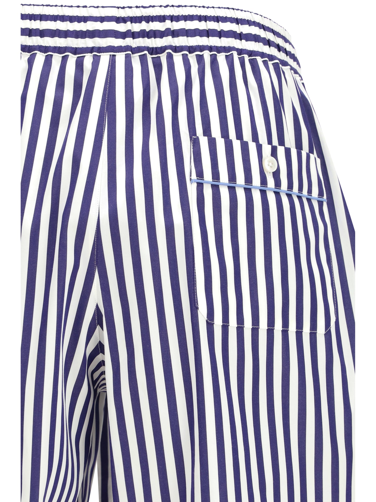 Dolce & Gabbana Men Striped Drawstring Shorts DOLCE & GABBANA
