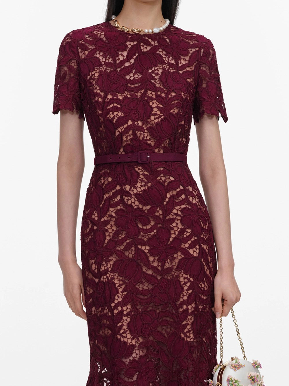 Self-Portrait Women Lace Midi Dress SELF-PORTRAIT