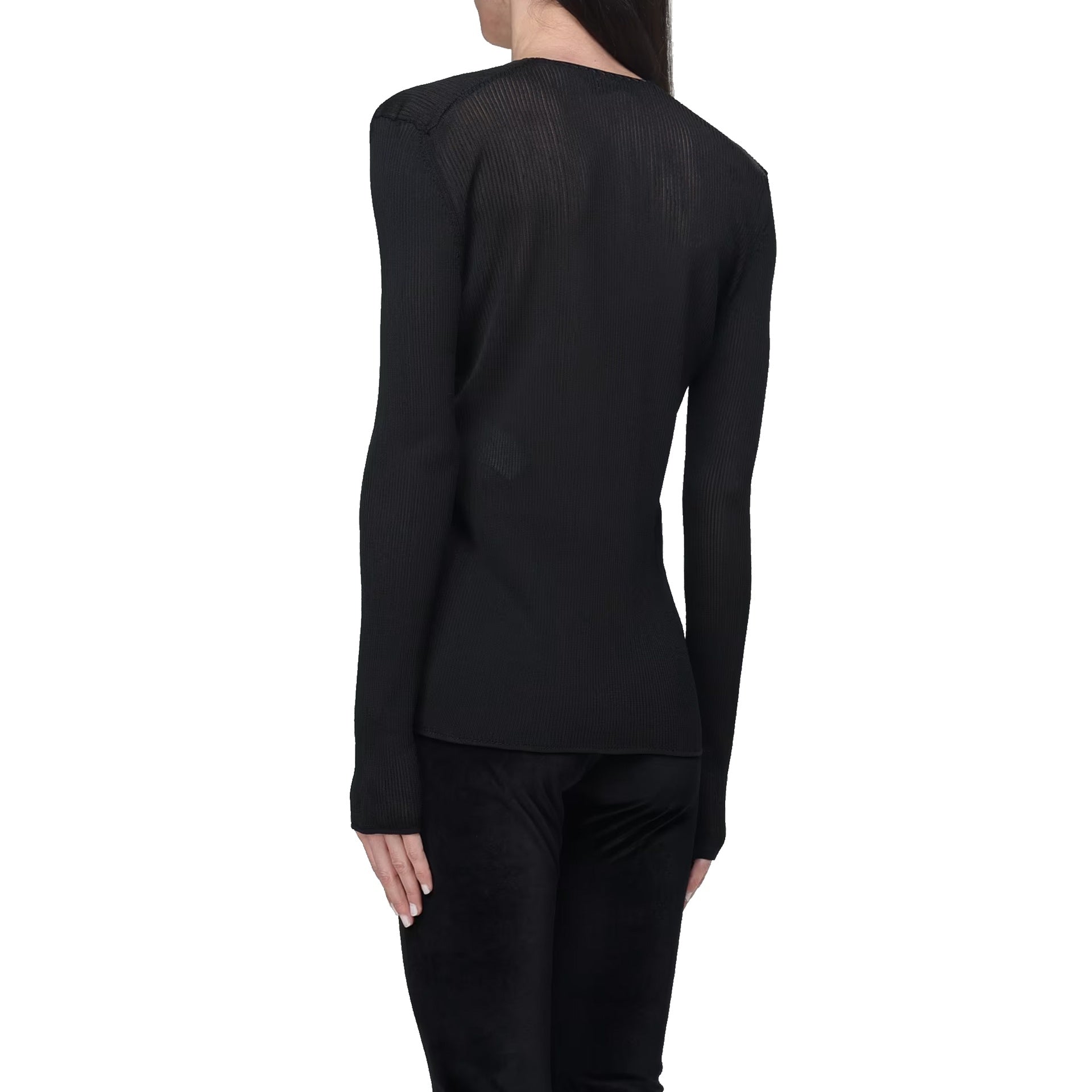 Tom Ford Sheer Fine-Ribbed Top Women TOM FORD