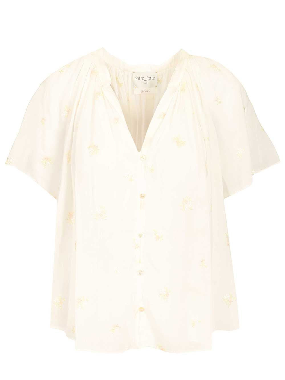 Forte_Forte Women Camicia Bohemienne Voile Ricamo Petite Fleur FORTE FORTE
