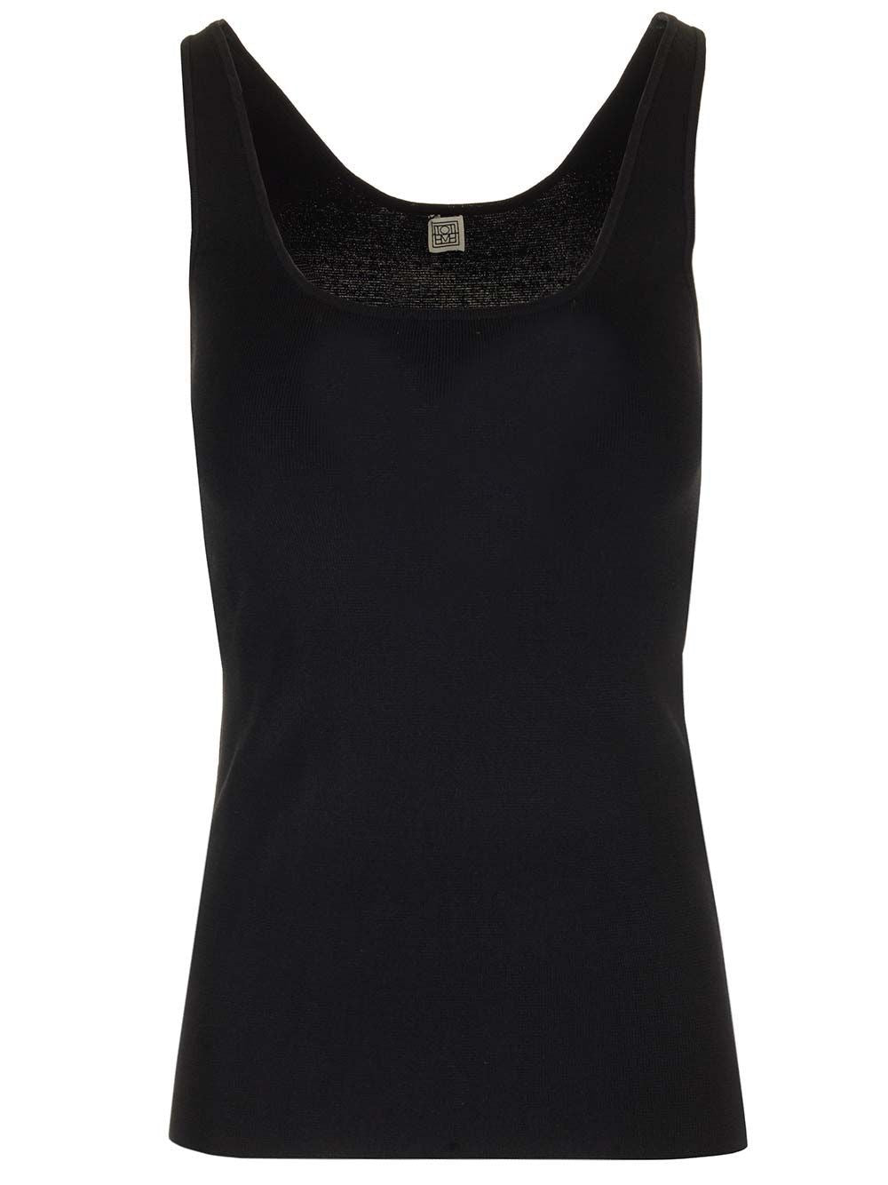Toteme Women Compact Knit Tank Black TOTEME