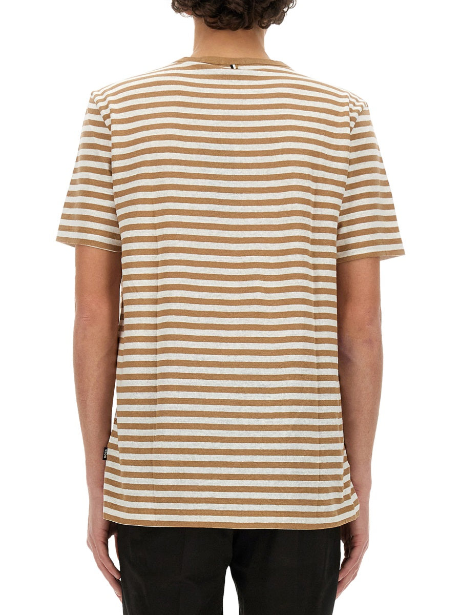 Boss Men Striped T-Shirt BOSS