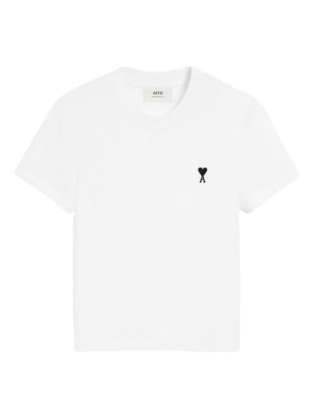 Ami Women Ami De Coeur Crew Neck T-Shirt AMI PARIS