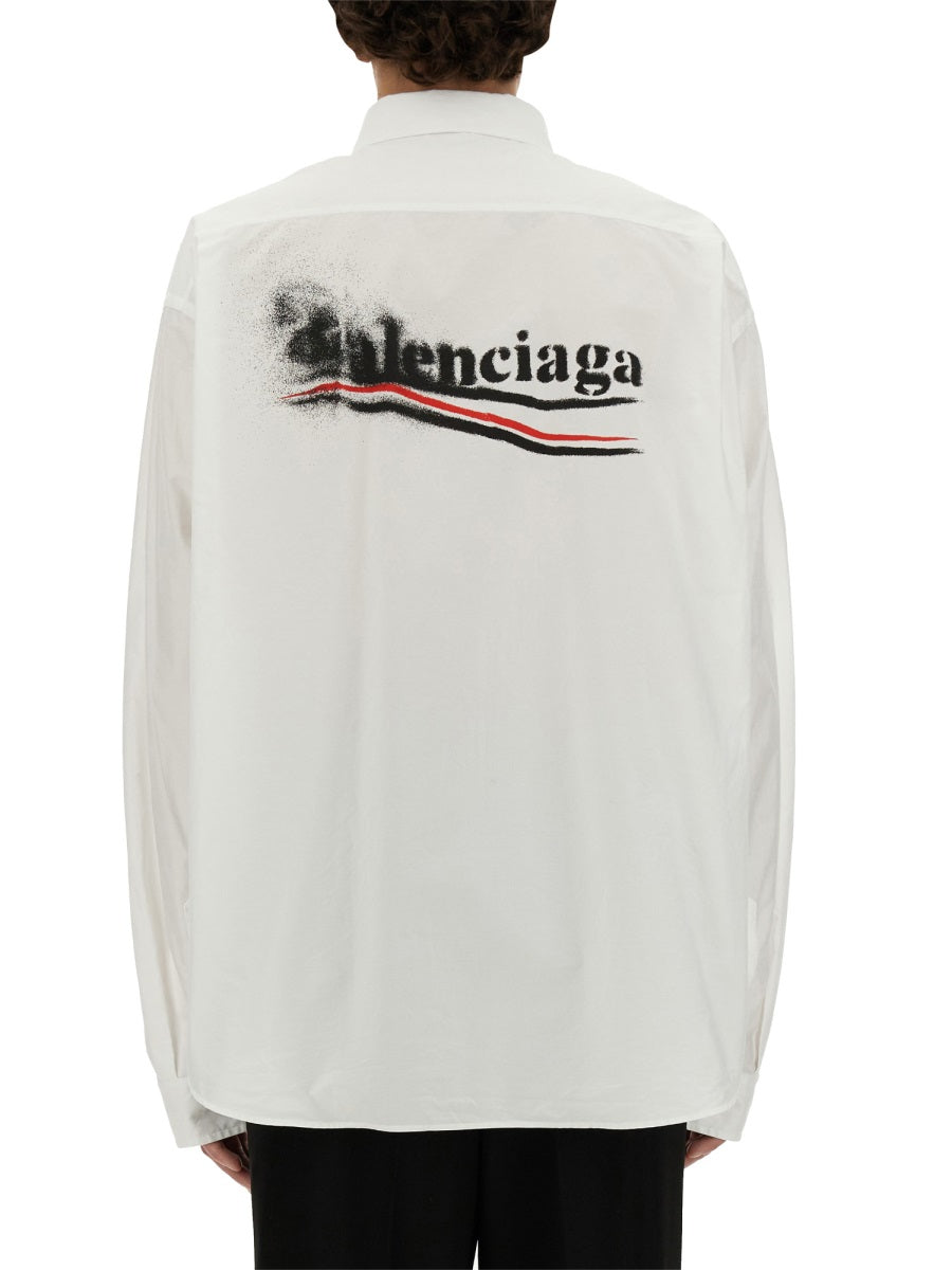 Balenciaga Men Large Fit Shirt BALENCIAGA