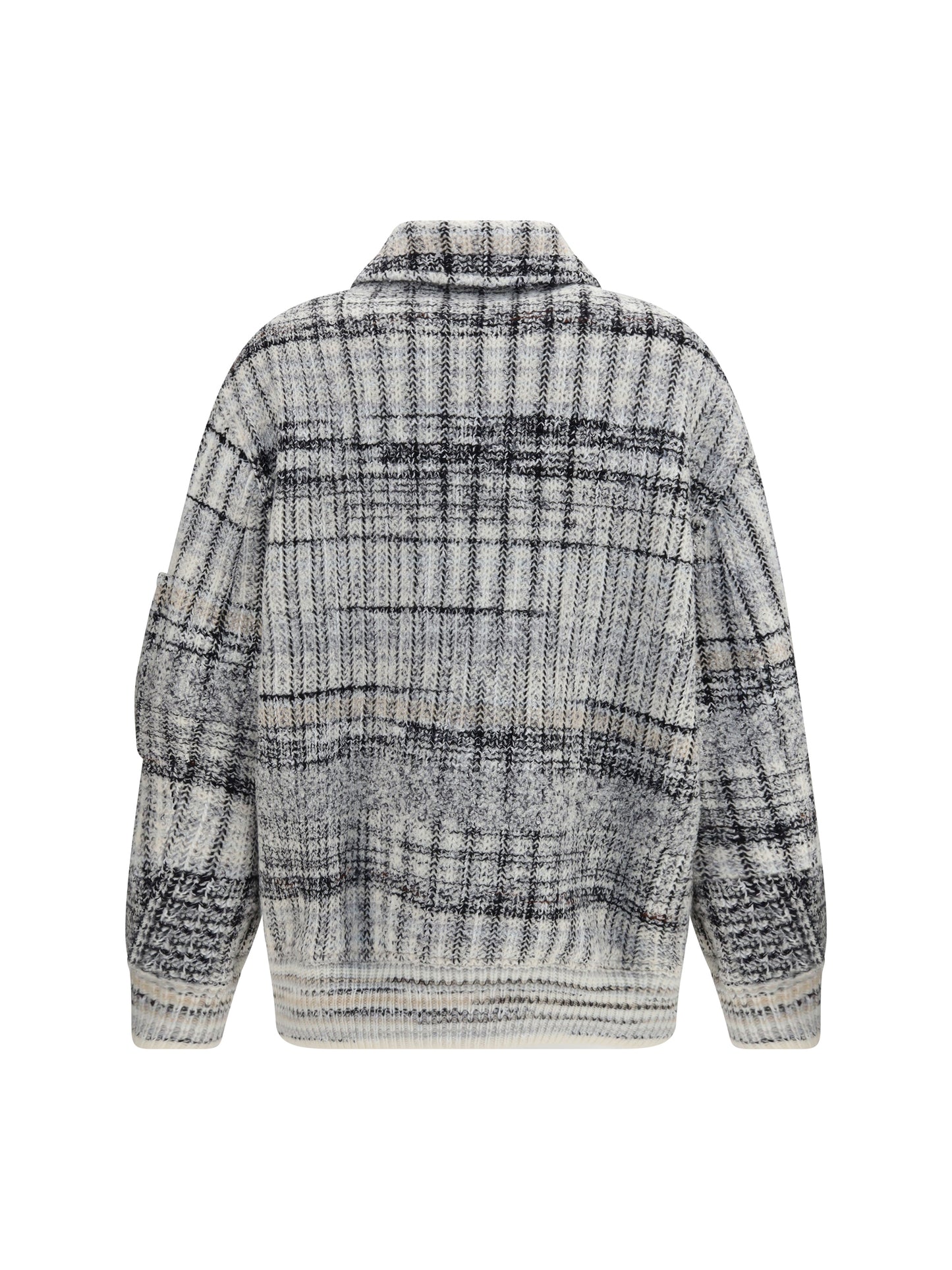Missoni Women Oversized Check Wool-Blend Bomber Jacket MISSONI