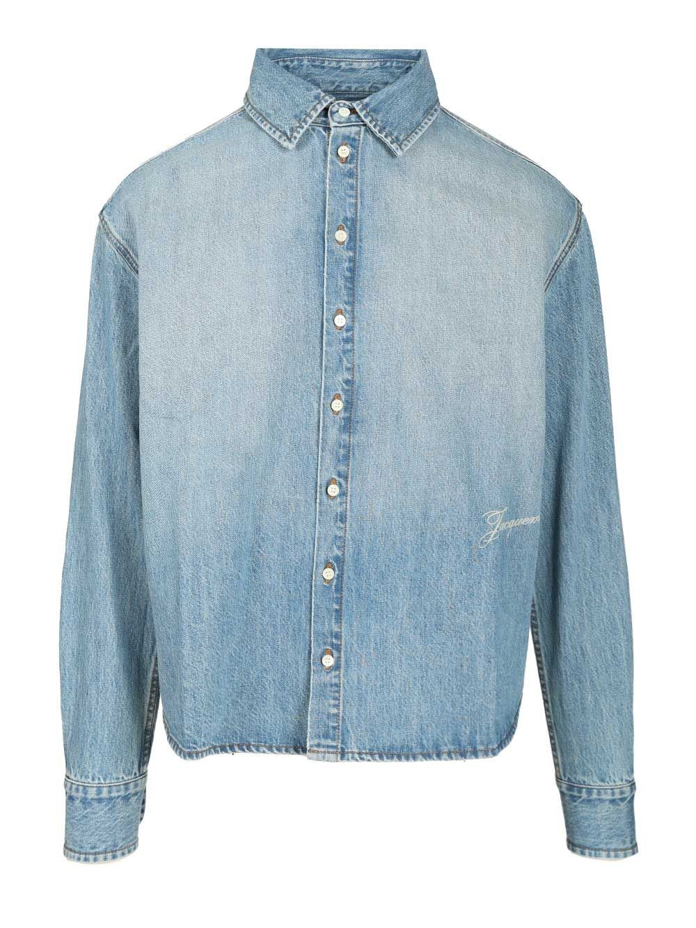 Jacquemus Men Simon De-Nîmes Denim Shirt JACQUEMUS