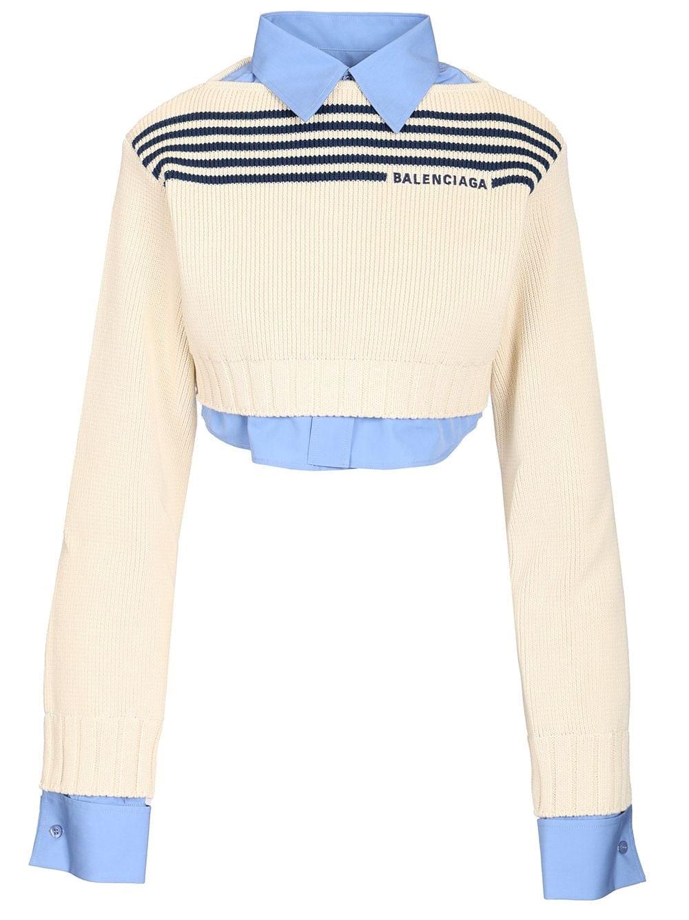 Balenciaga Women Hybrid Sweater BALENCIAGA