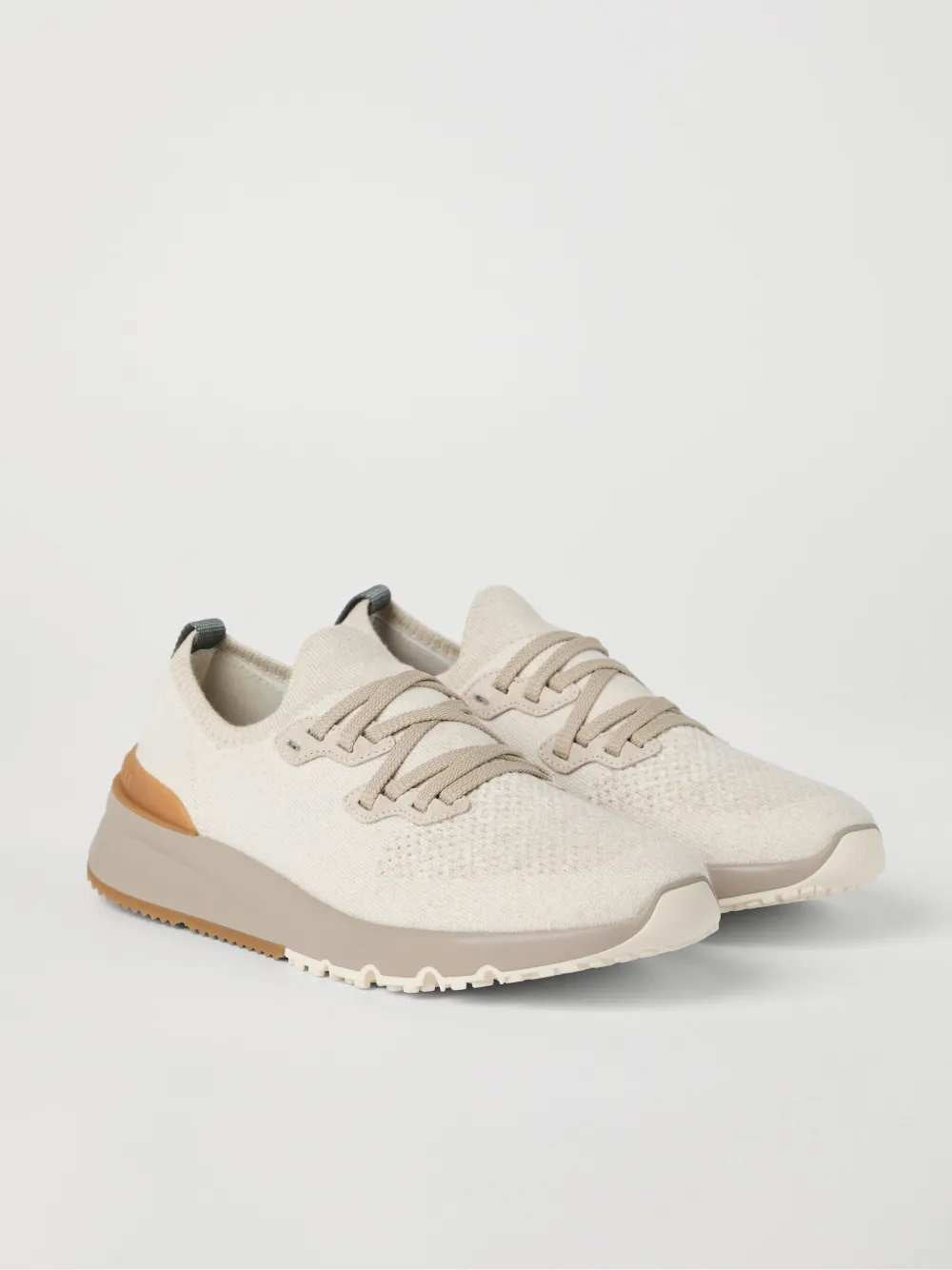 Brunello Cucinelli Men Knit Sneakers BRUNELLO CUCINELLI