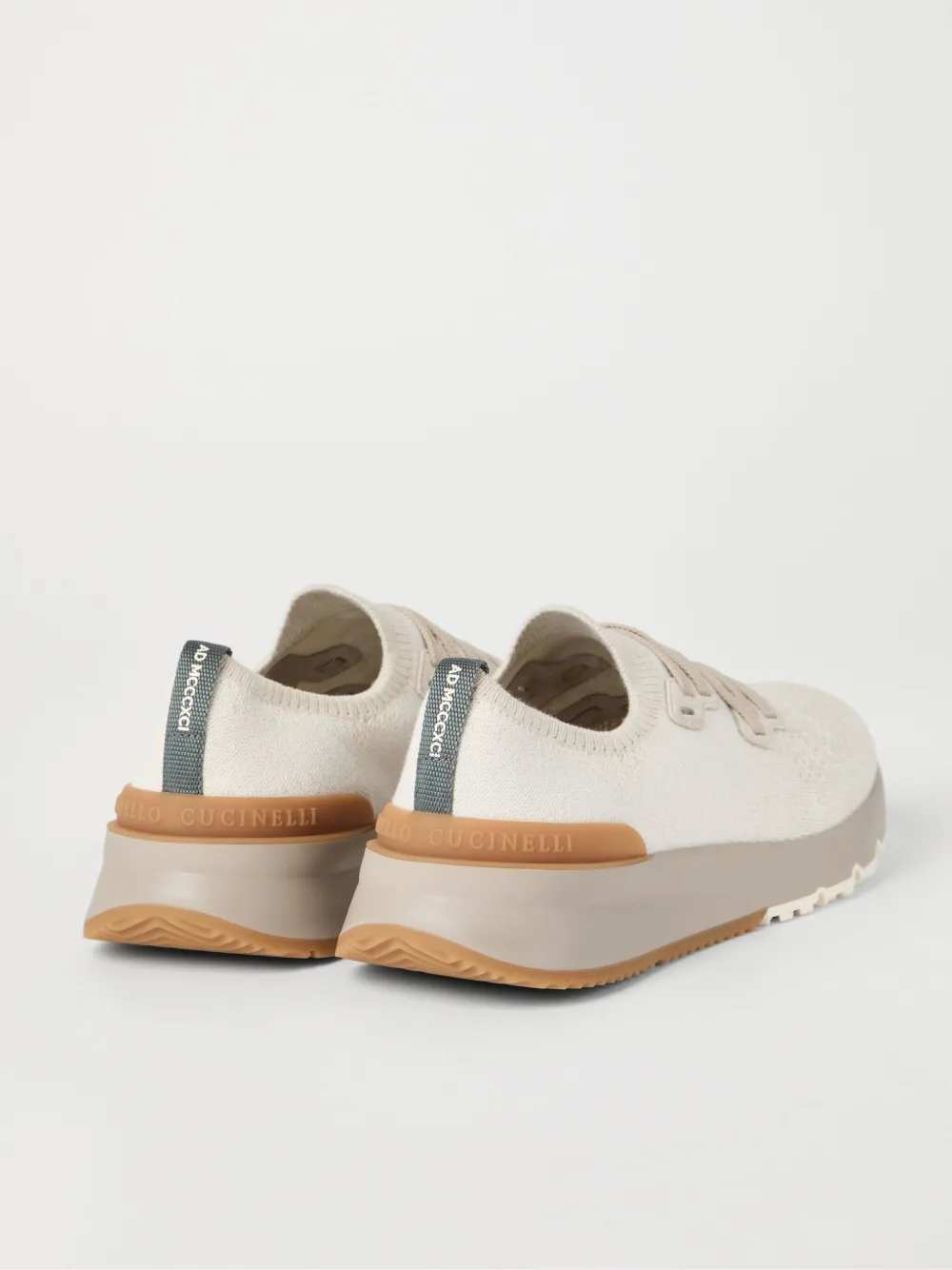 Brunello Cucinelli Men Knit Sneakers BRUNELLO CUCINELLI