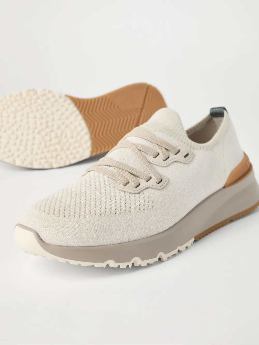 Brunello Cucinelli Men Knit Sneakers BRUNELLO CUCINELLI