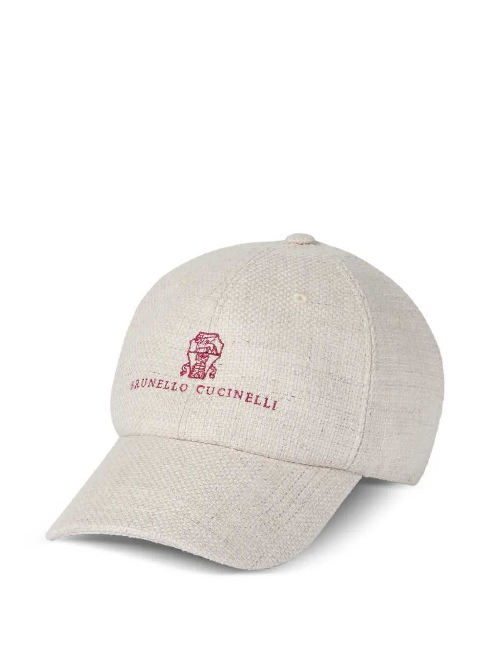 Brunello Cucinelli Men Baseball Cap With Embroidered Logo BRUNELLO CUCINELLI