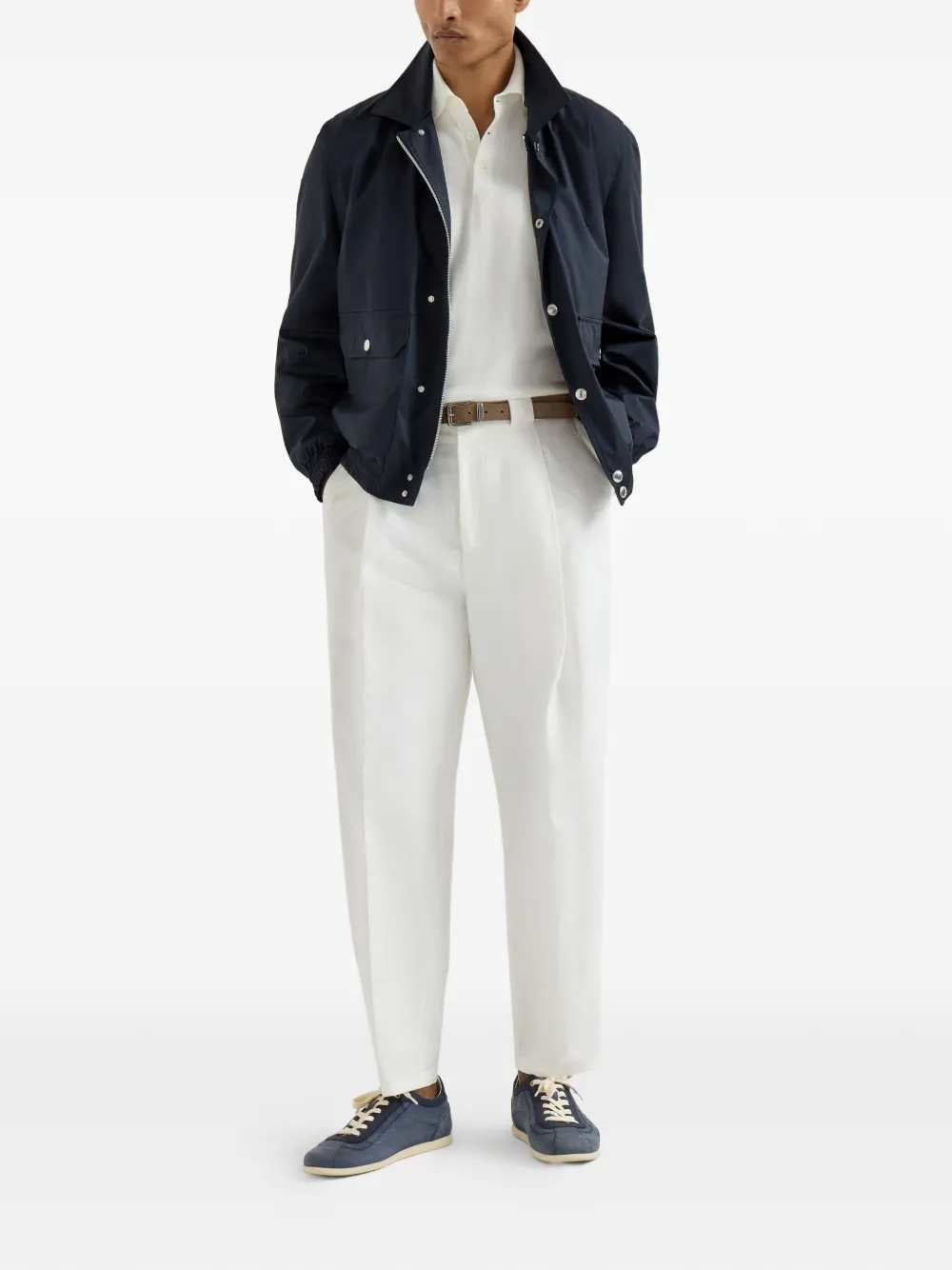 Brunello Cucinelli Men Logo Polo BRUNELLO CUCINELLI