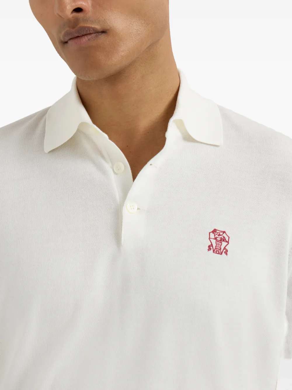 Brunello Cucinelli Men Logo Polo BRUNELLO CUCINELLI