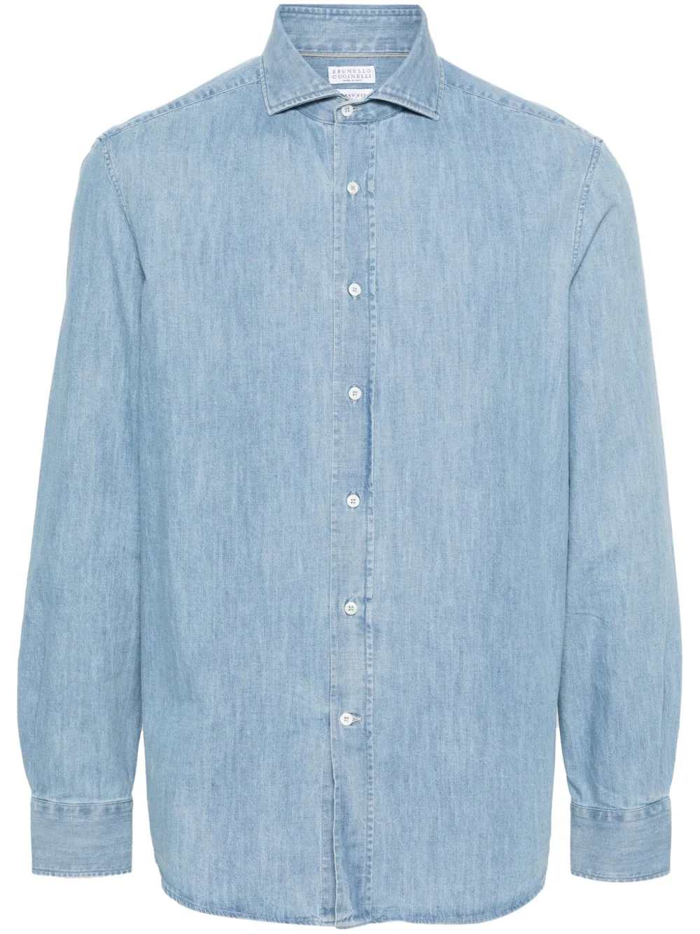 Brunello Cucinelli Men Denim Shirt BRUNELLO CUCINELLI