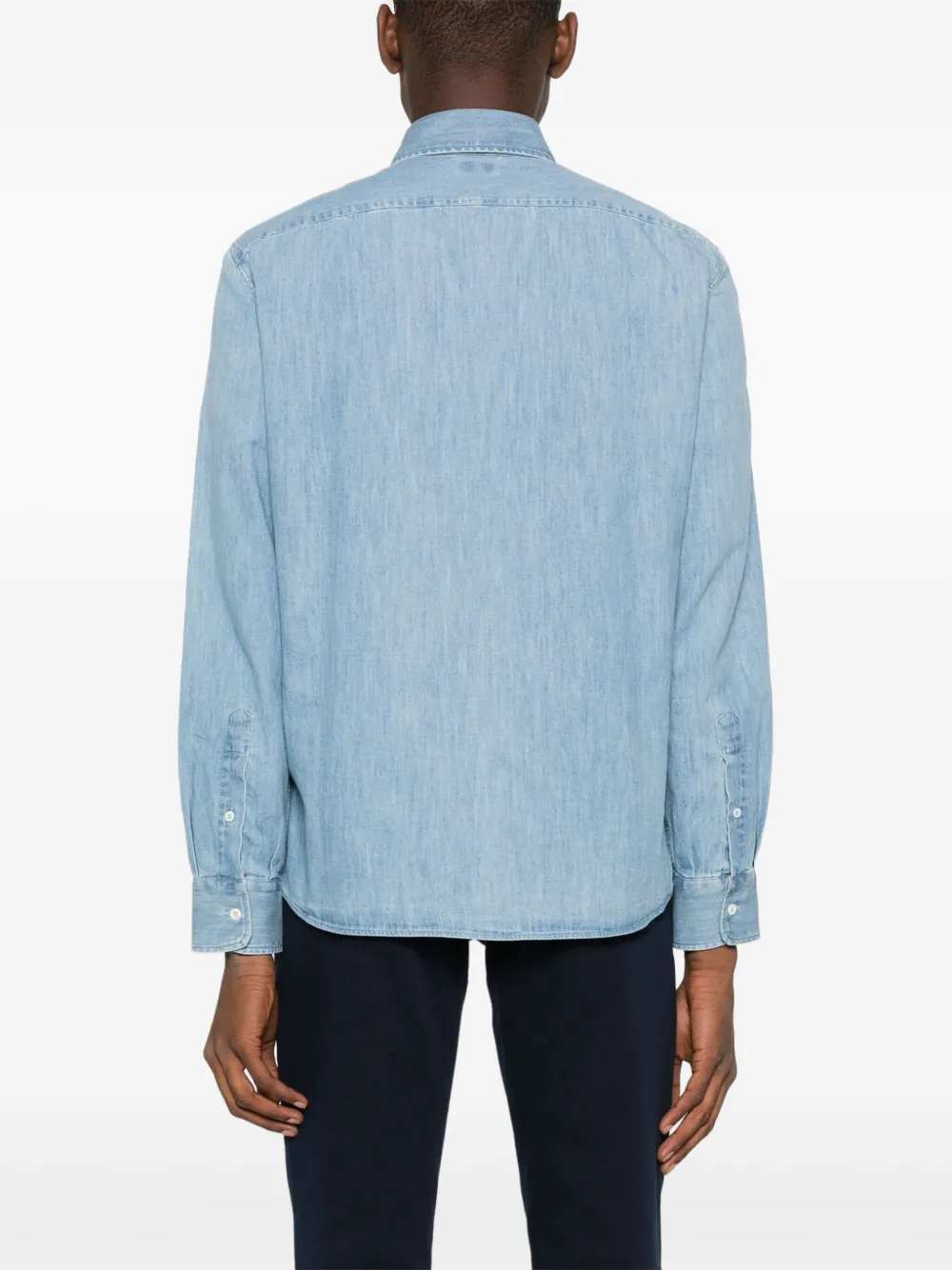 Brunello Cucinelli Men Denim Shirt BRUNELLO CUCINELLI