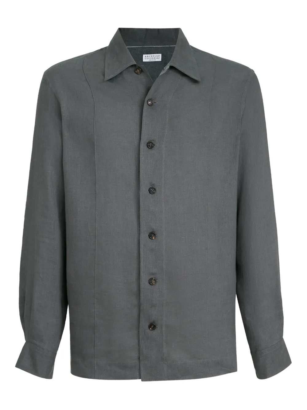 Brunello Cucinelli Men Spread Collar Shirt BRUNELLO CUCINELLI