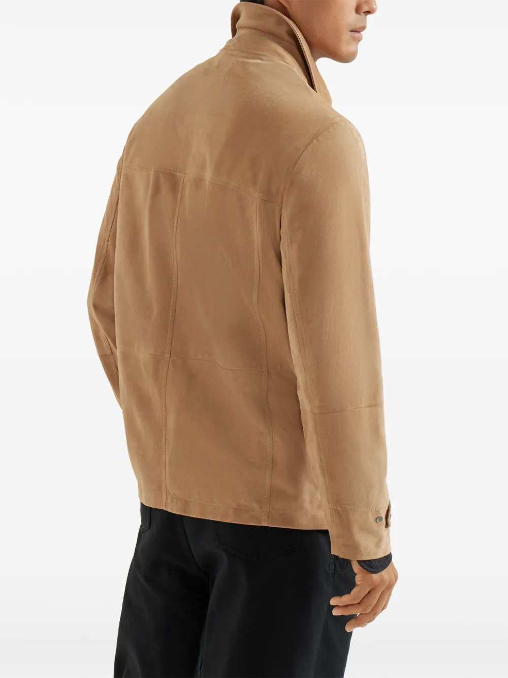 Brunello Cucinelli Men Suede Jacket BRUNELLO CUCINELLI